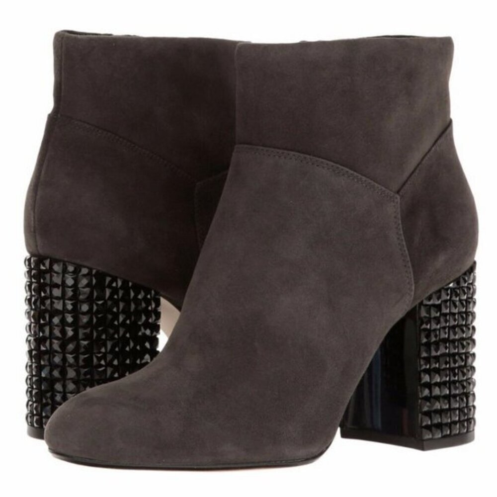 Michael Michael Kors "Arabelle" Gray and Black Ankle Boot in Size 6.5 M